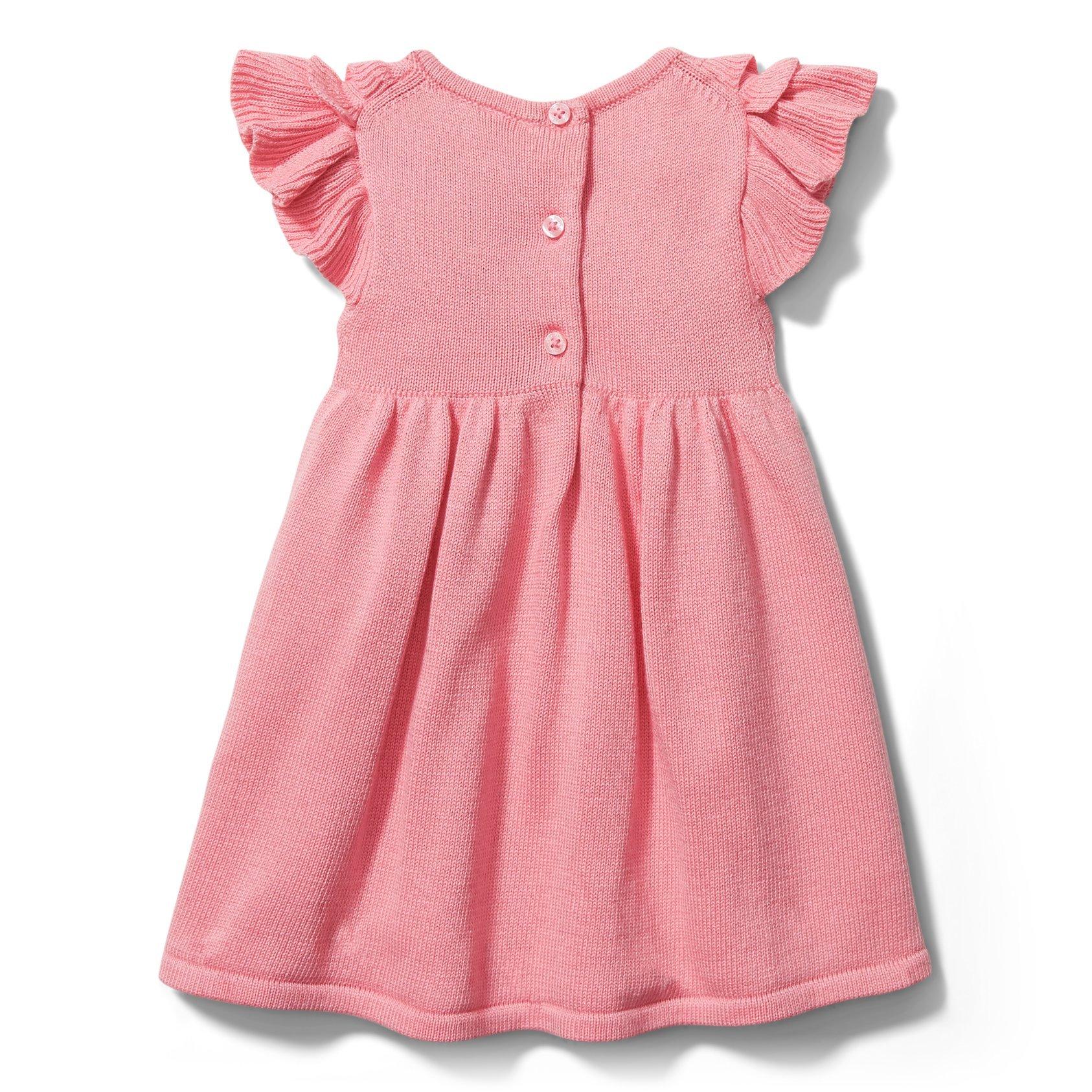 Baby Pointelle Ruffle Sweater Dress image number 2