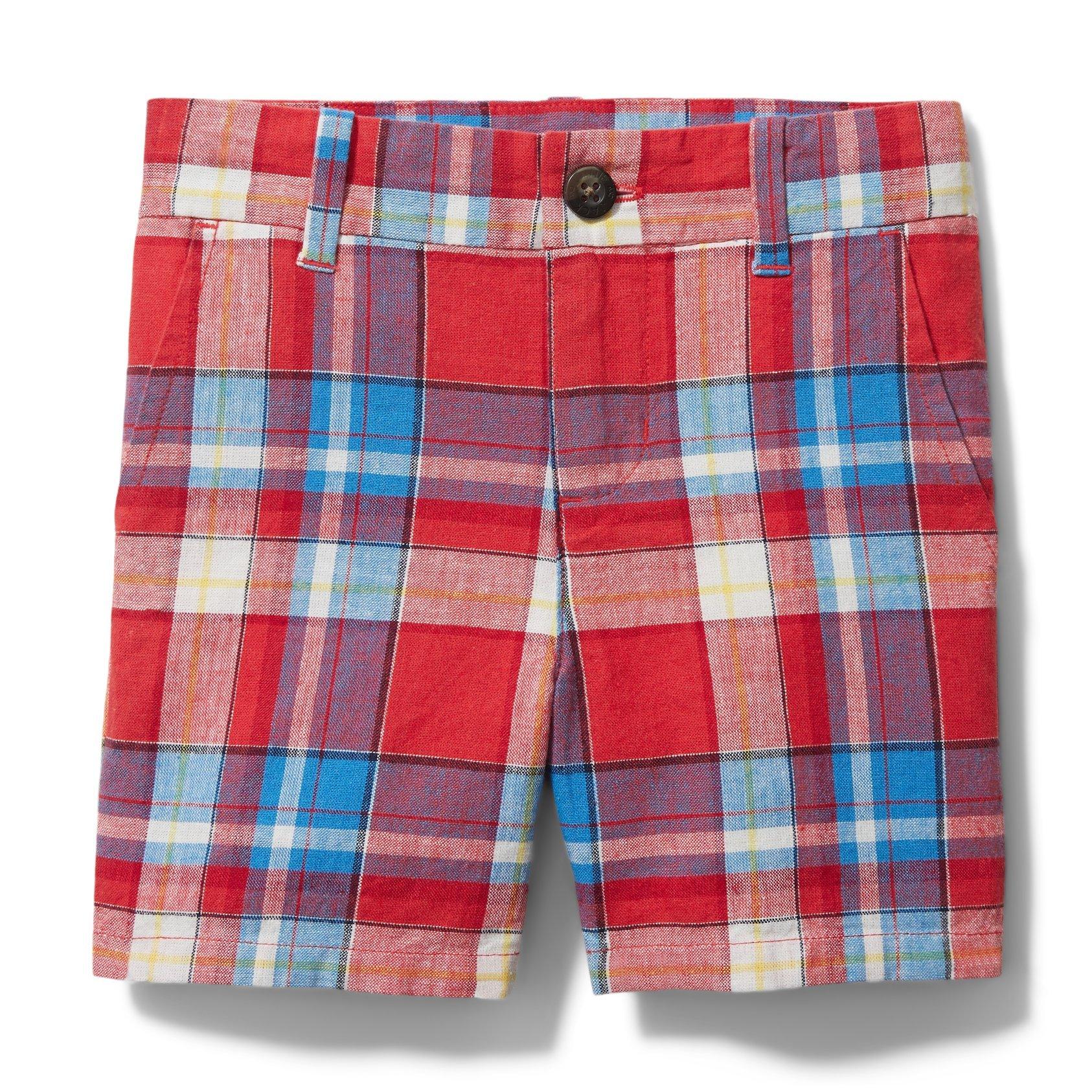 Plaid Linen Short image number 0