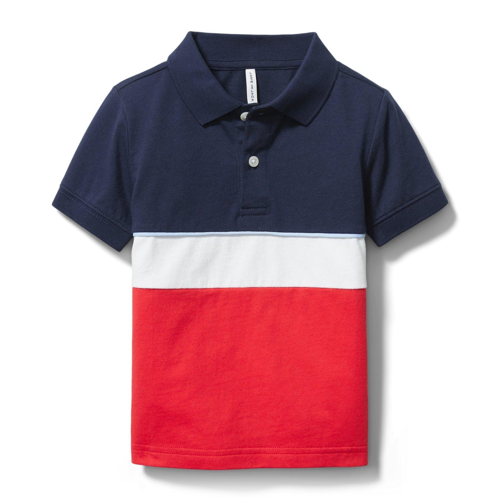 Colorblocked Jersey Polo image number 0