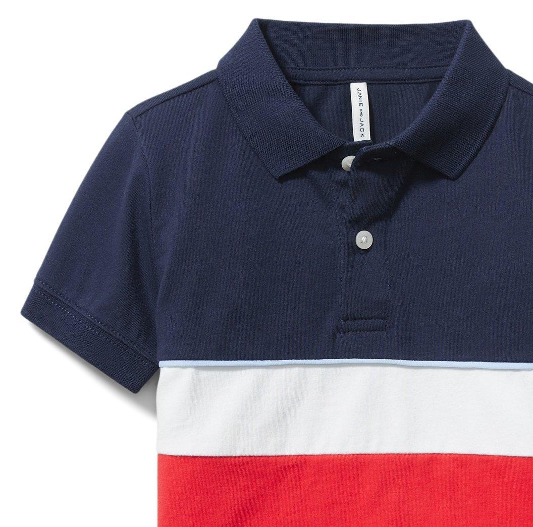 Colorblocked Jersey Polo image number 1
