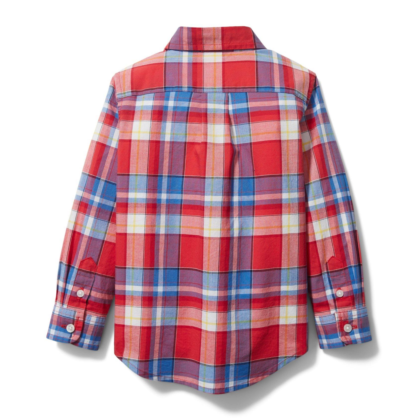 Madras Plaid Roll-Cuff Shirt image number 5