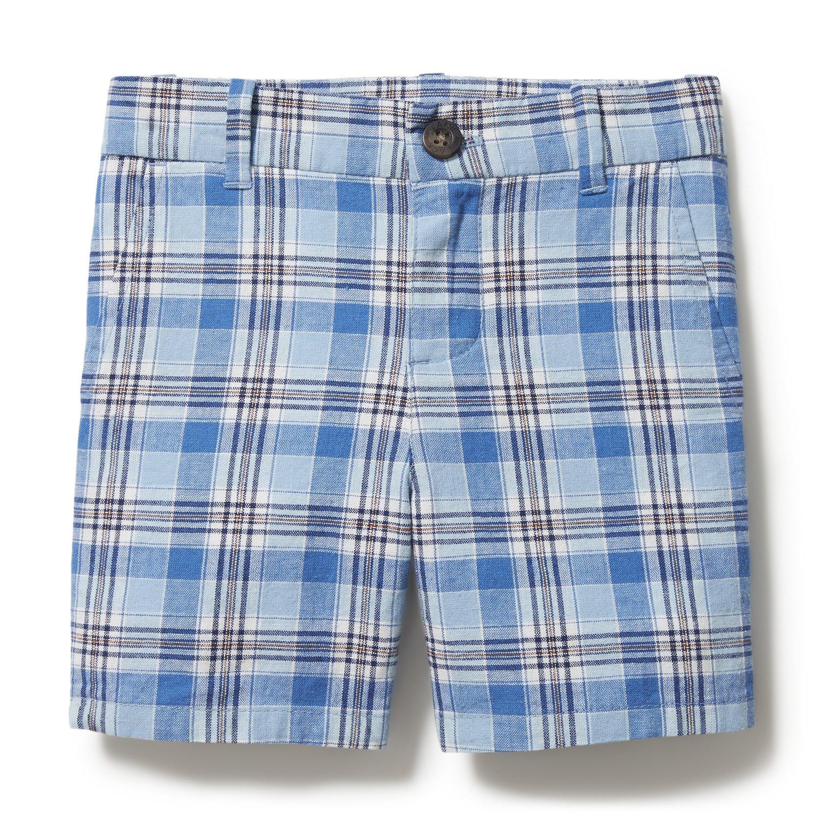 Plaid Linen Short image number 0