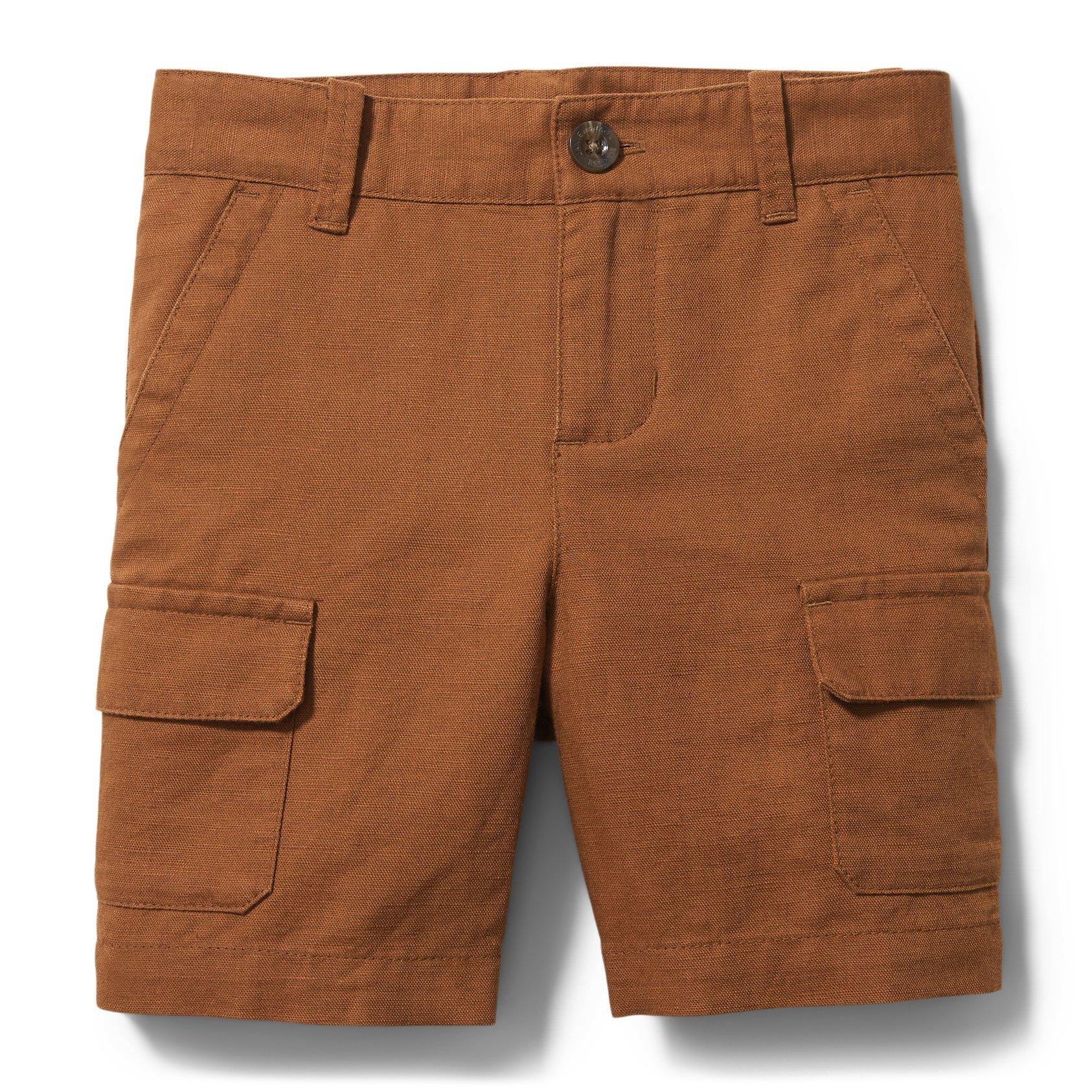 LINEN CARGO SHORT