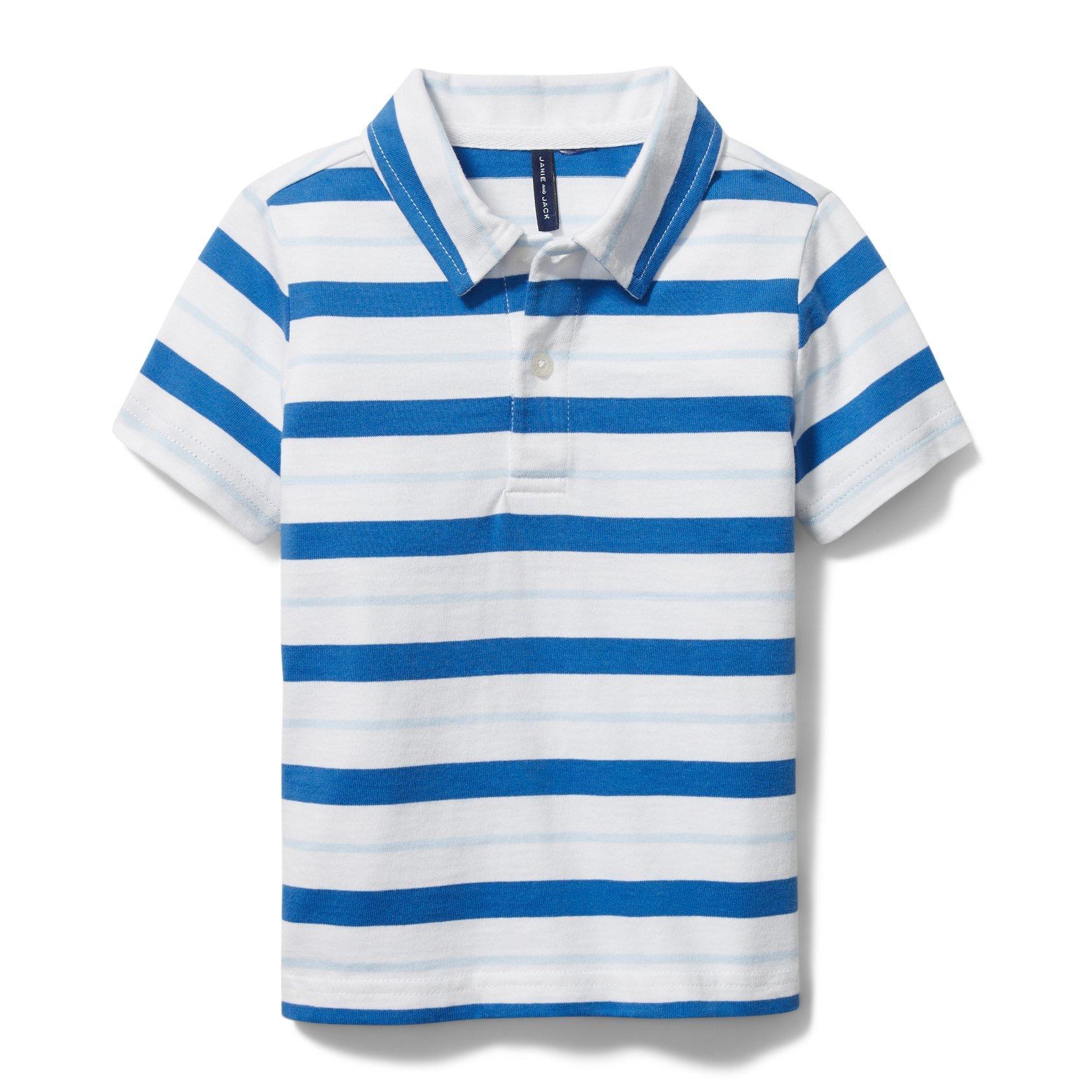 Striped Jersey Polo image number 0