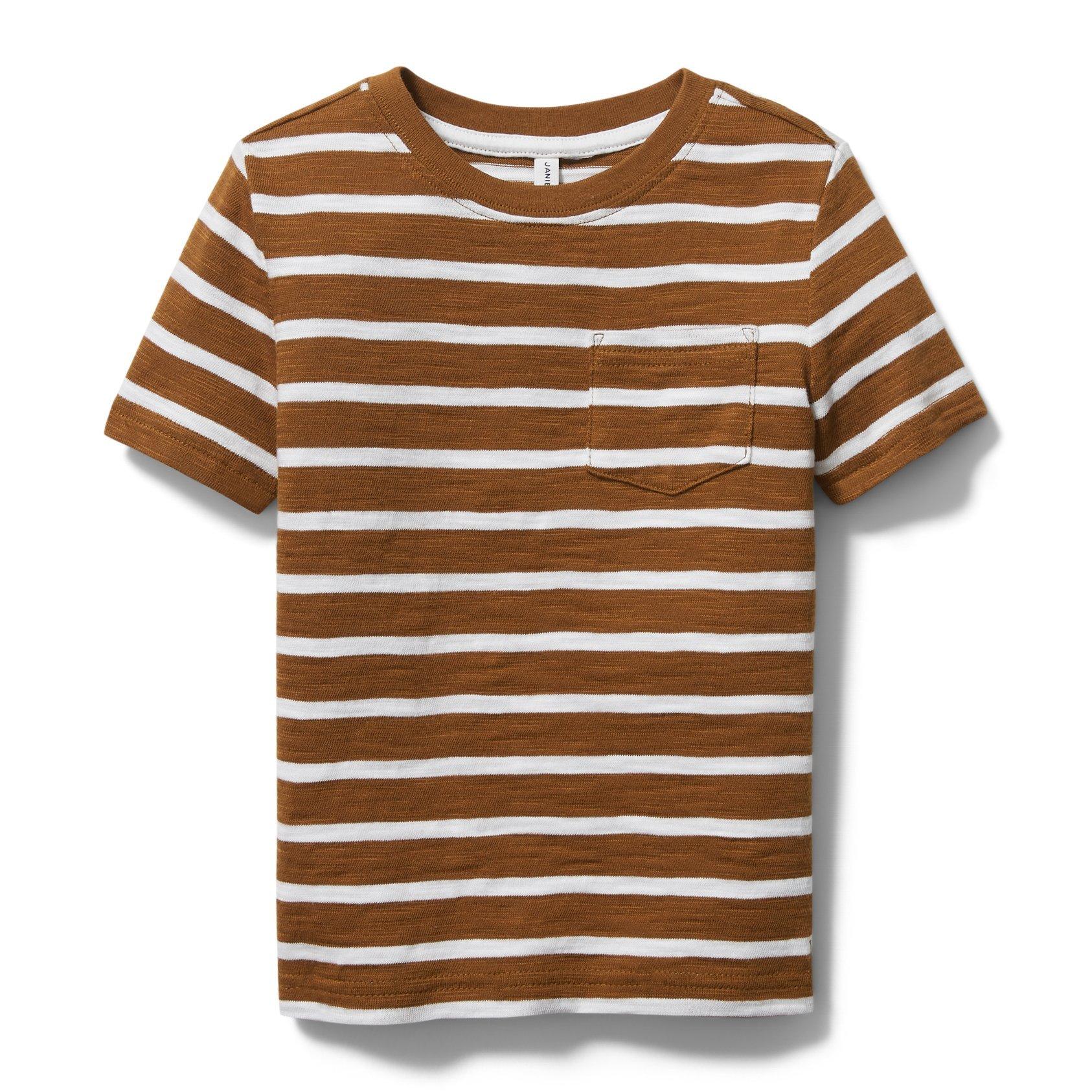 Striped Slub Pocket Tee image number 0