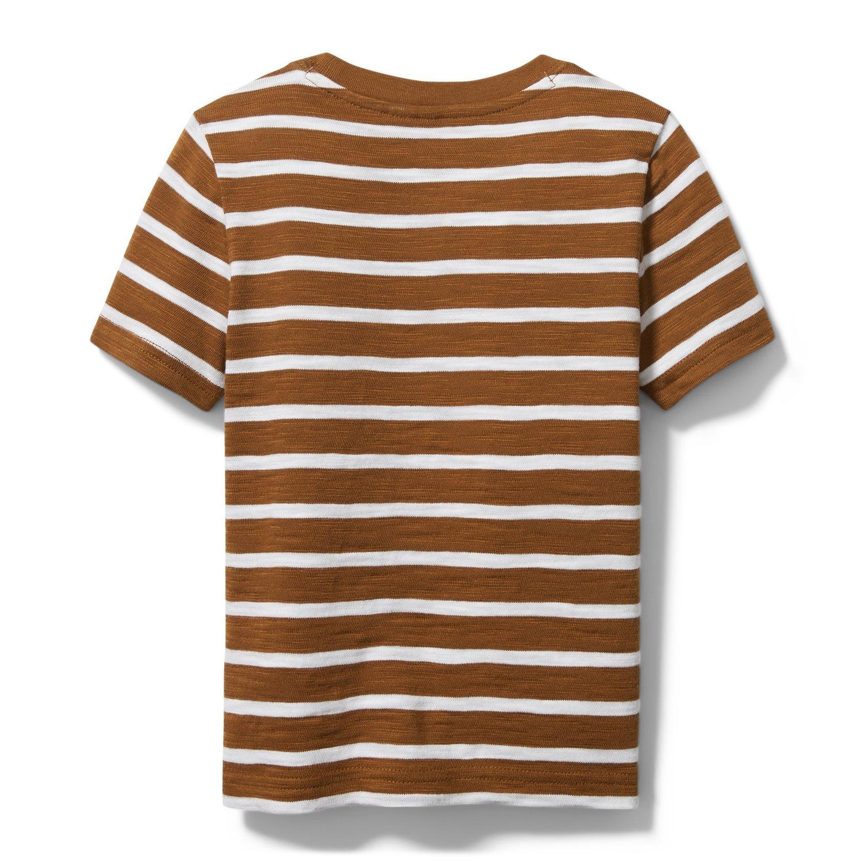 Striped Slub Pocket Tee image number 4