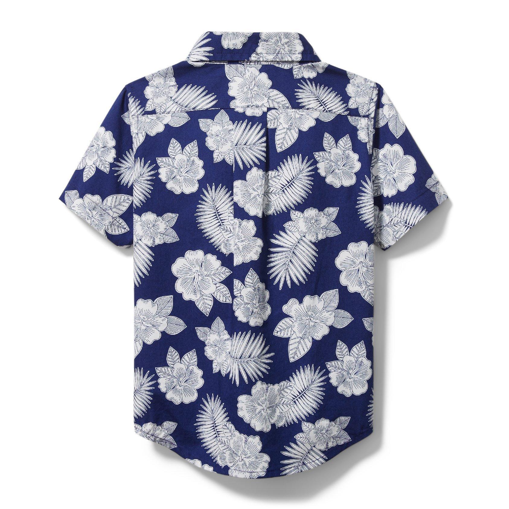 Tropical Floral Poplin Shirt image number 3