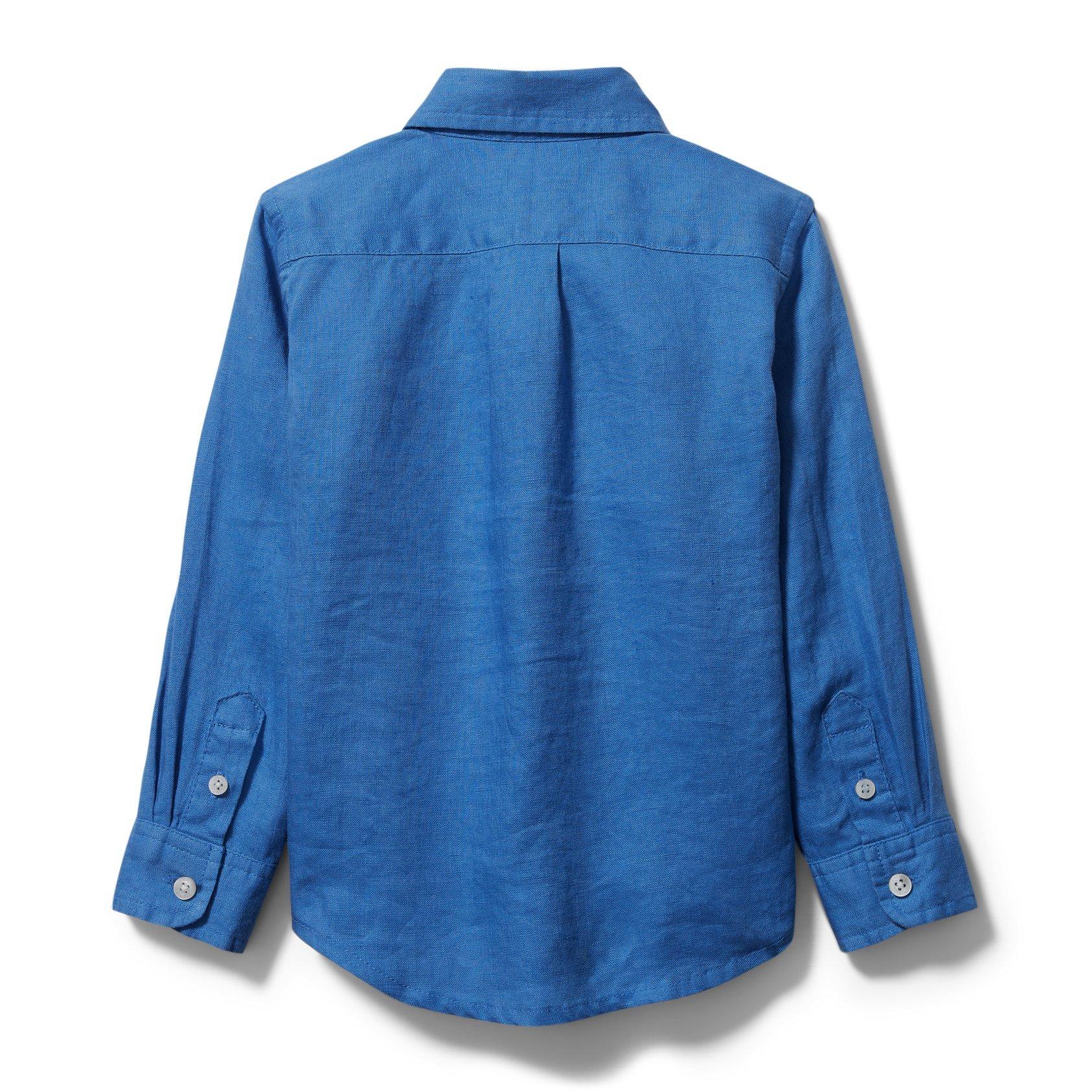 Linen Roll-Cuff Shirt image number 3
