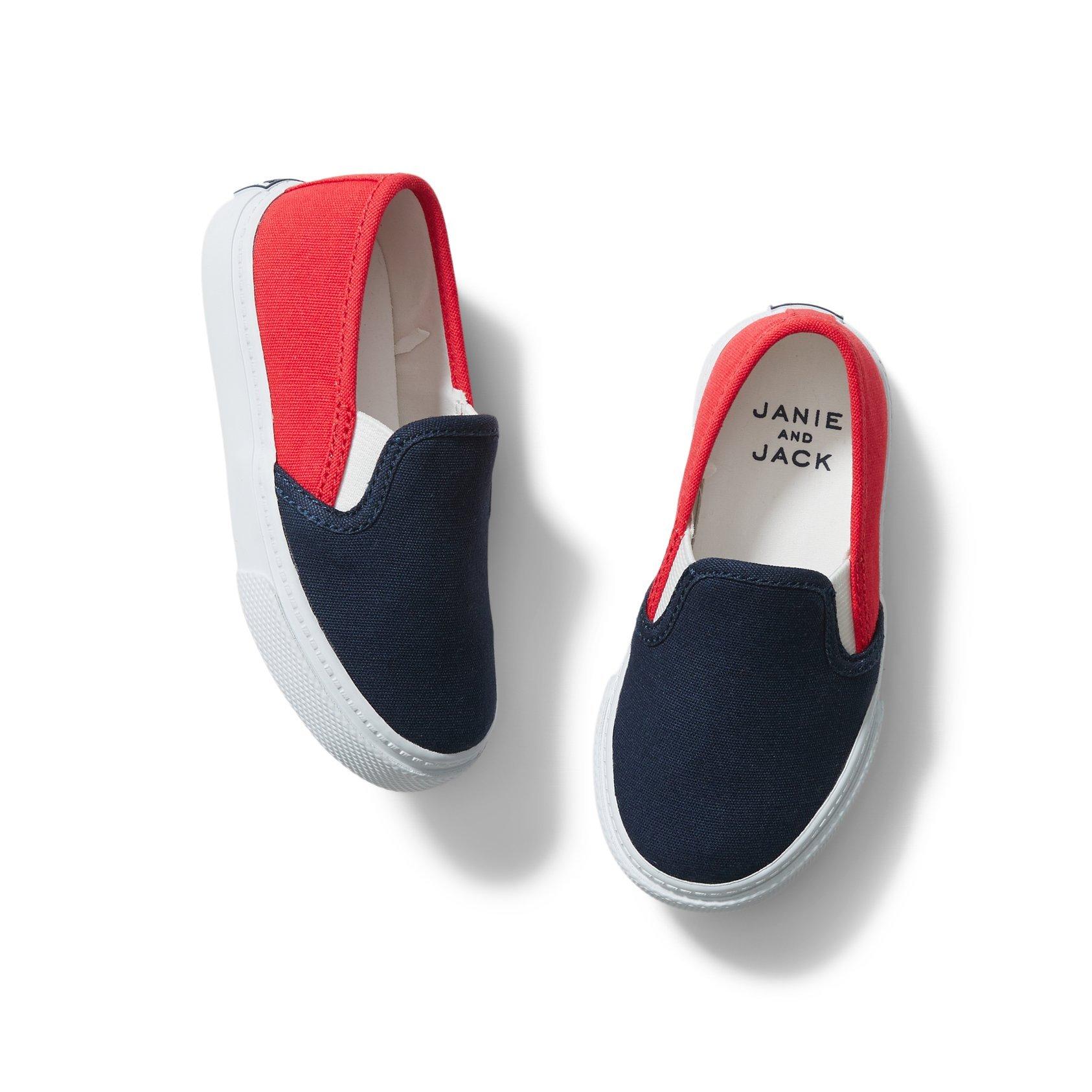 Colorblocked Slip-On Sneaker