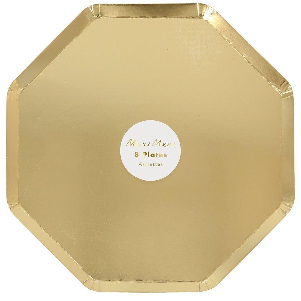 Meri Meri Gold Dinner Plate Set  image number 1