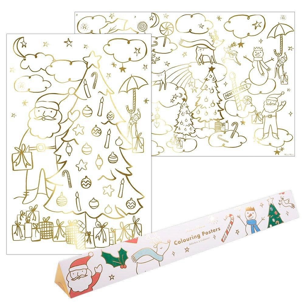Meri Meri Christmas Coloring Poster image number 0