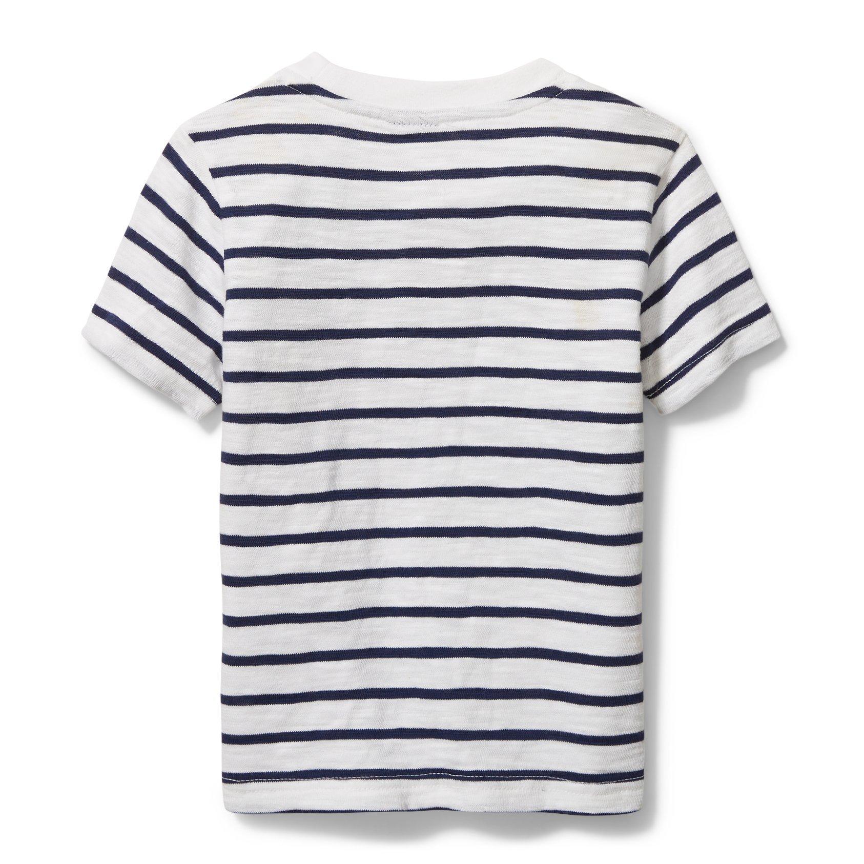 Striped Slub Pocket Tee image number 2