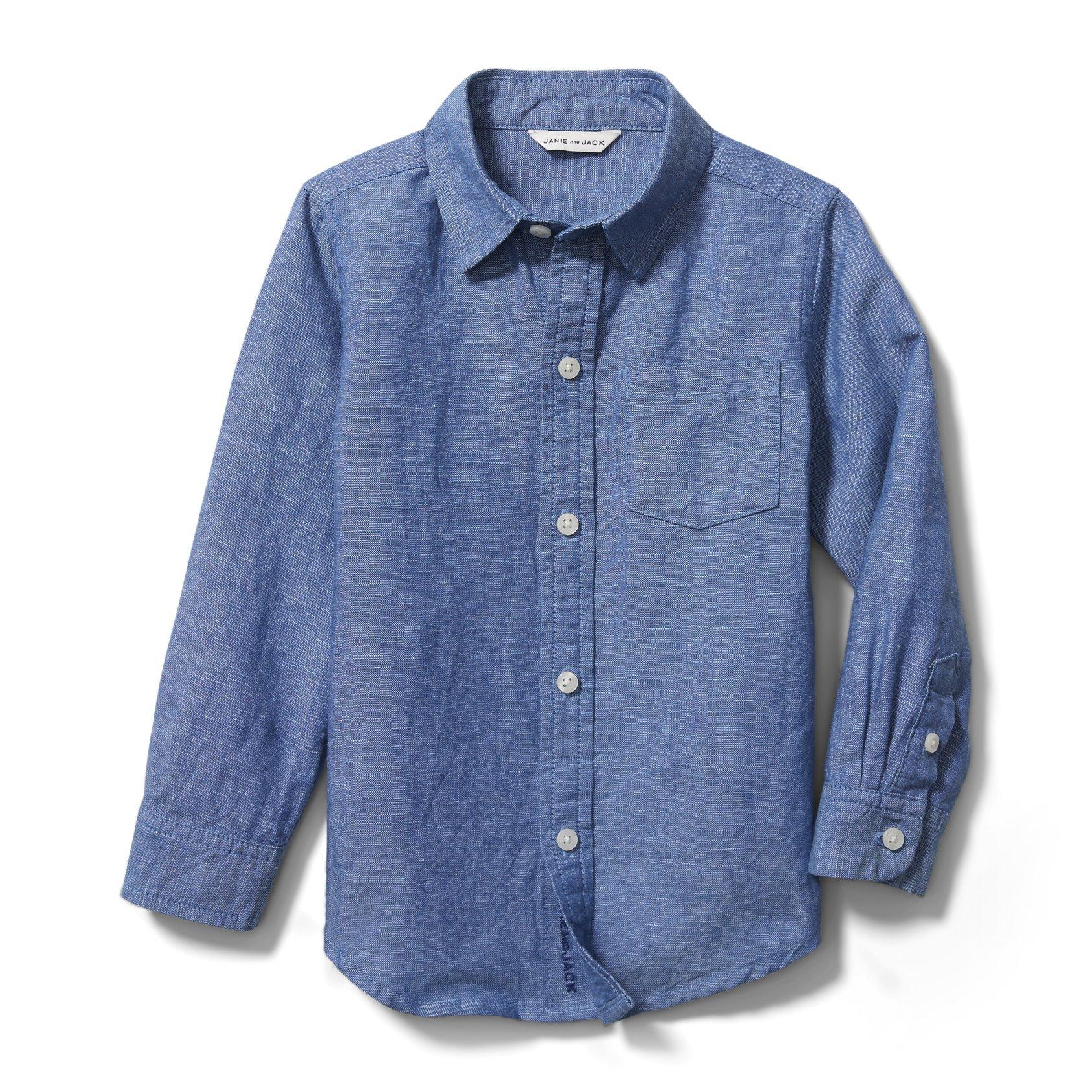 Chambray Linen Shirt image number 1