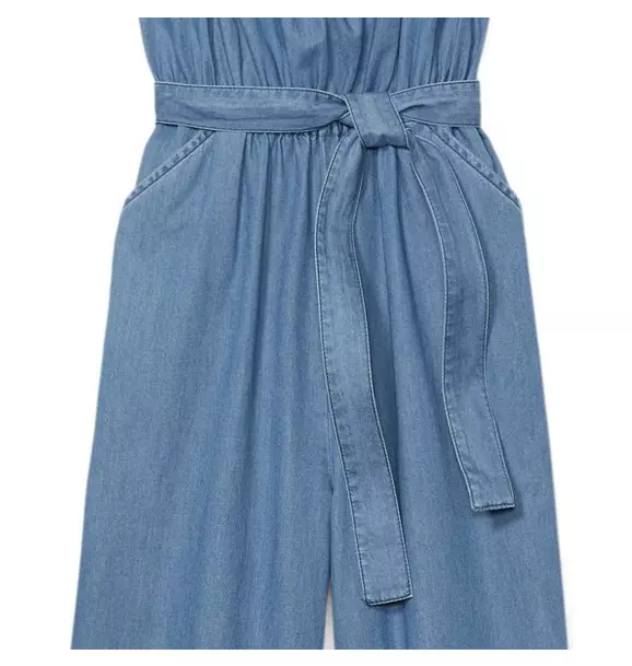 Chambray Belted Jumpsuit image number 2