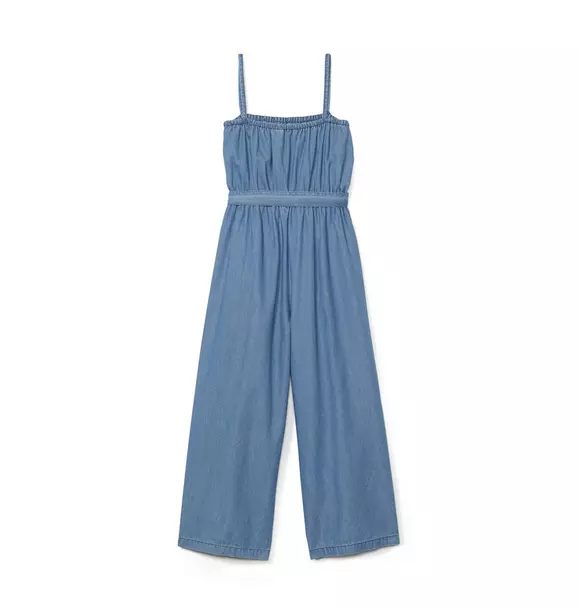 Chambray Belted Jumpsuit image number 3