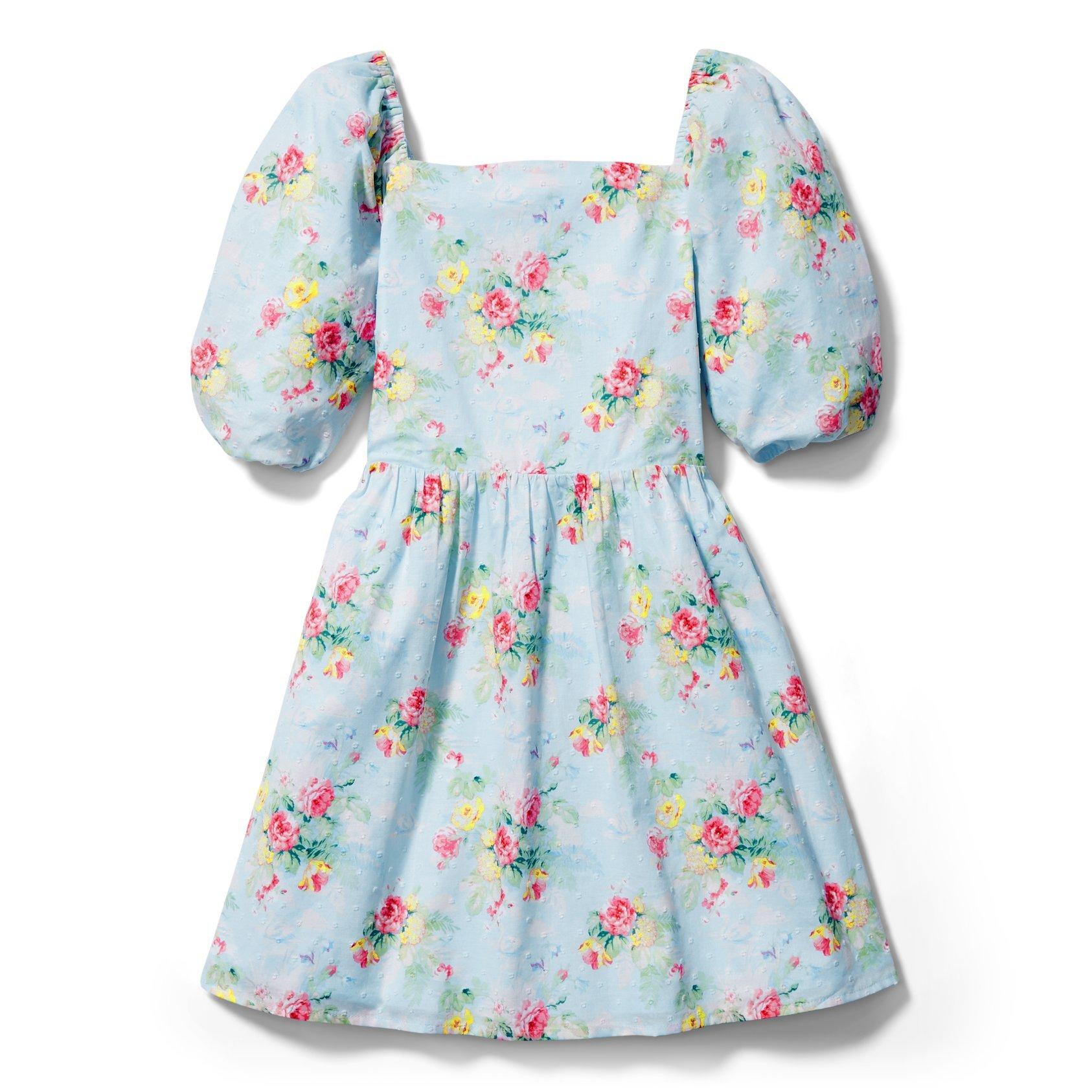 Floral Puff Sleeve Dress image number 0