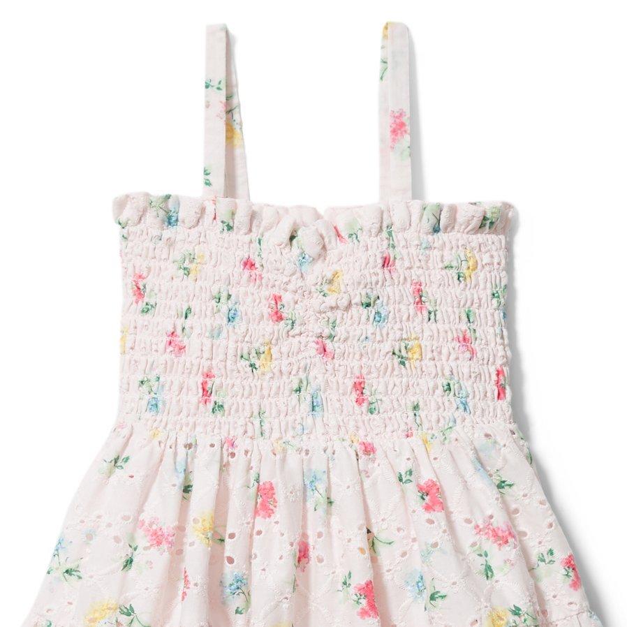 Floral Eyelet Tiered Dress image number 2