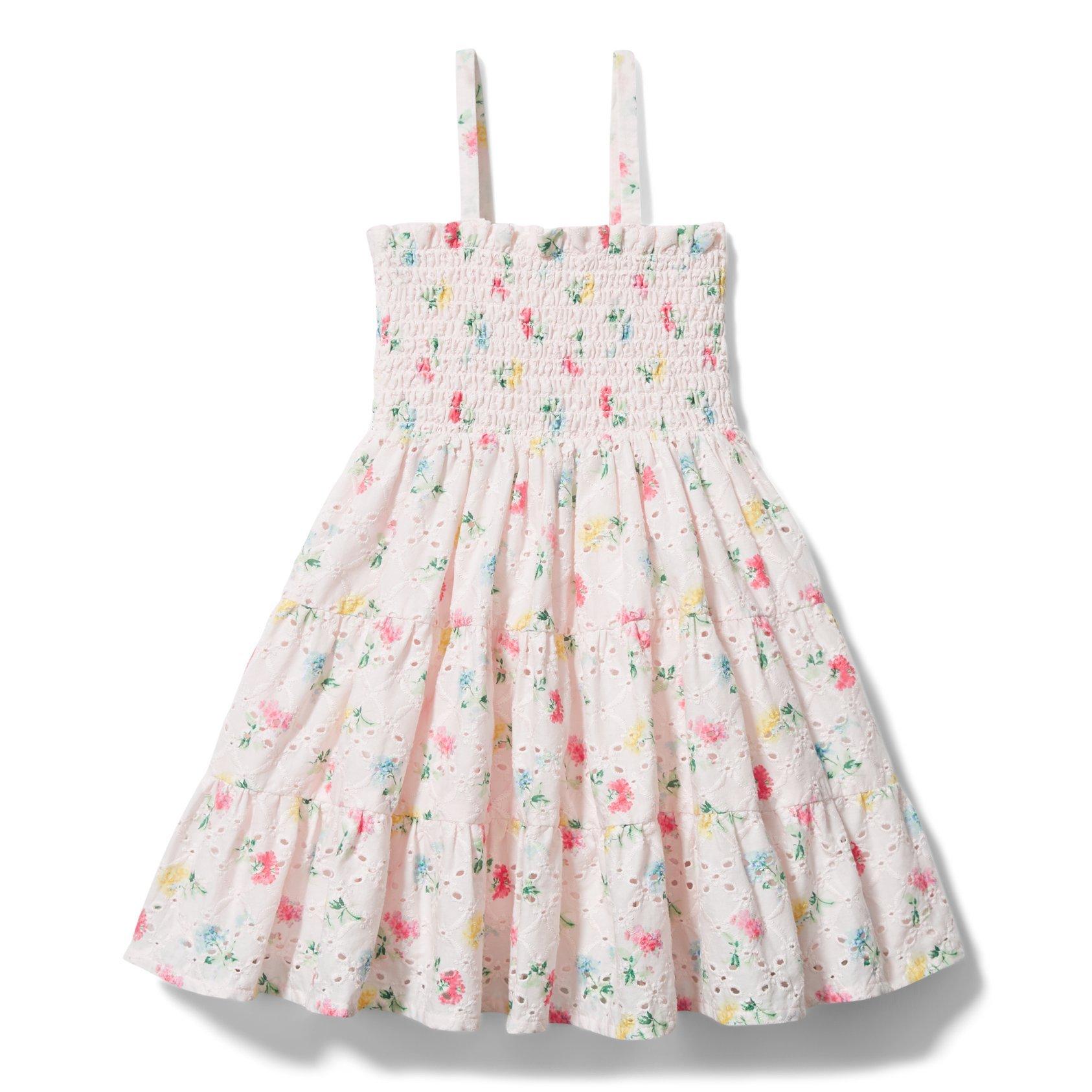 Floral Eyelet Tiered Dress image number 5