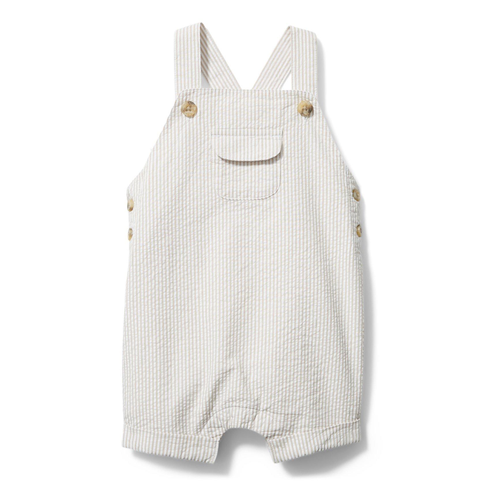 Baby Seersucker Shortall image number 0