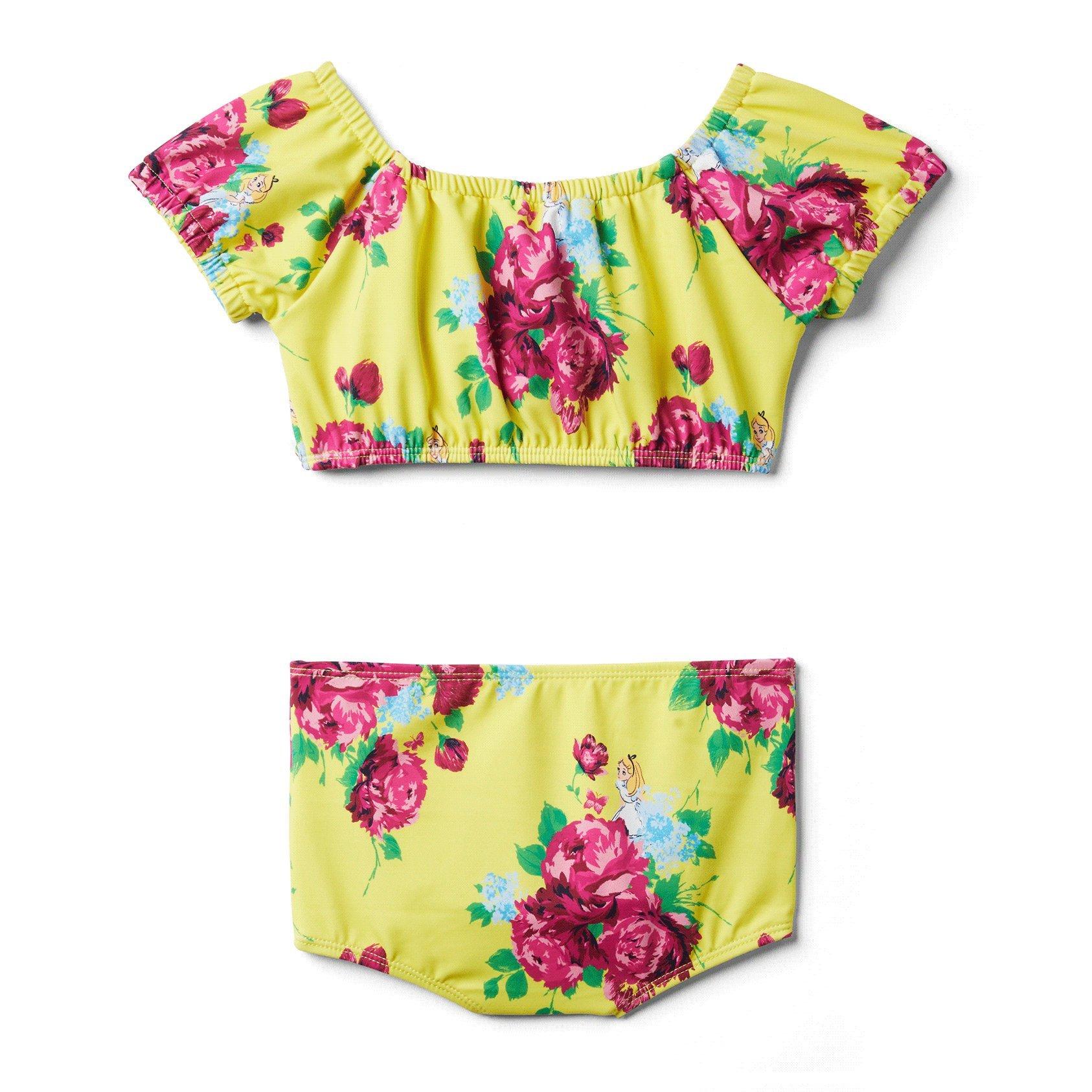 Disney Alice in Wonderland Floral 2-Piece Swimsuit image number 2