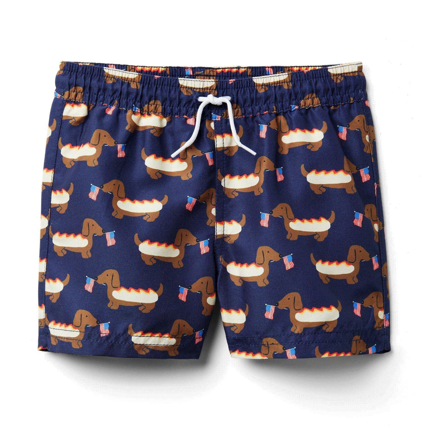 Hot dog sale swim trunks