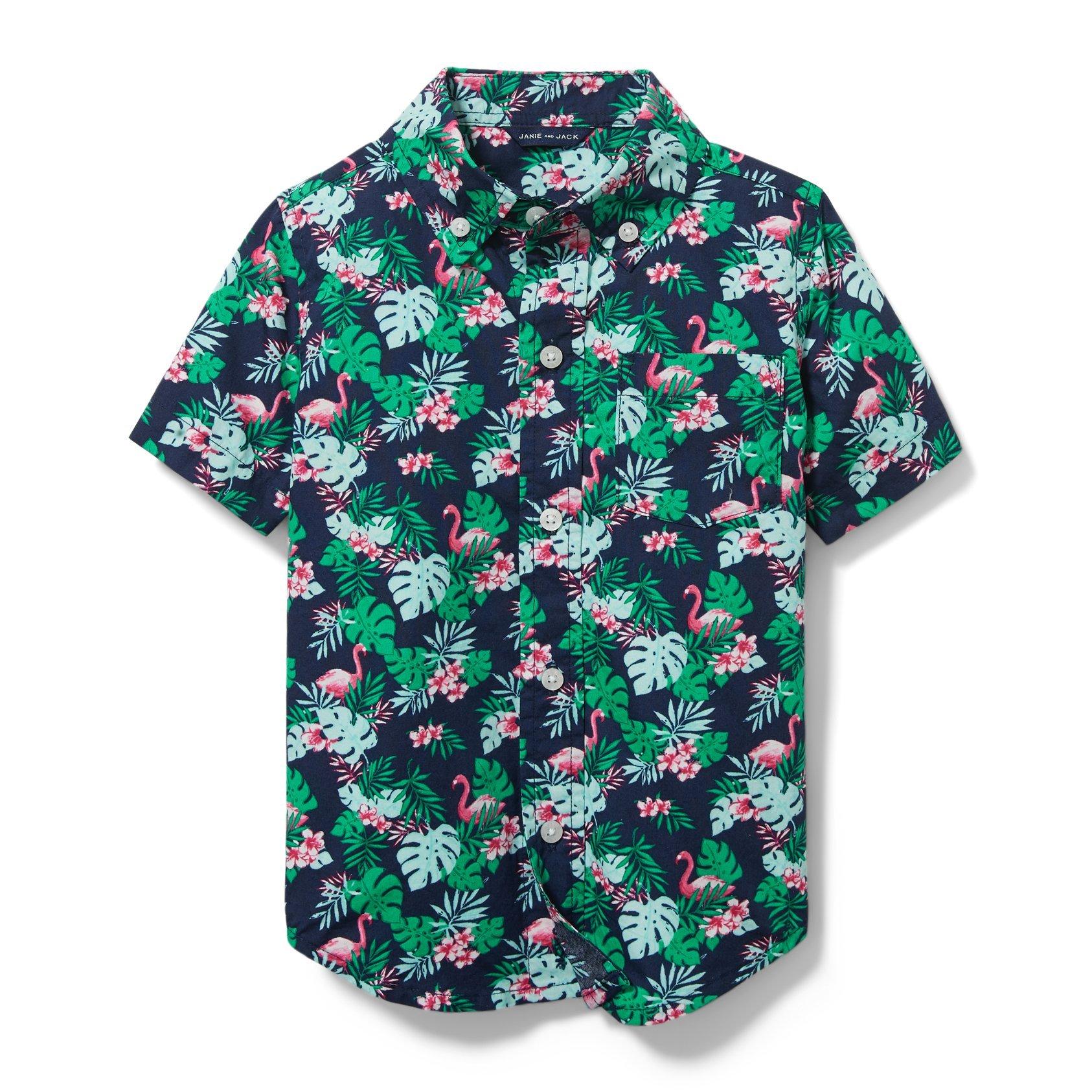 Flamingo Poplin Shirt image number 0