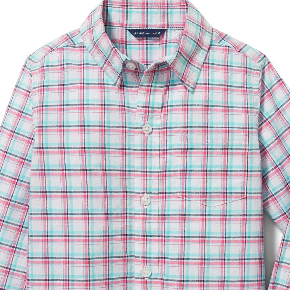 Madras Plaid Roll-Cuff Shirt  image number 2