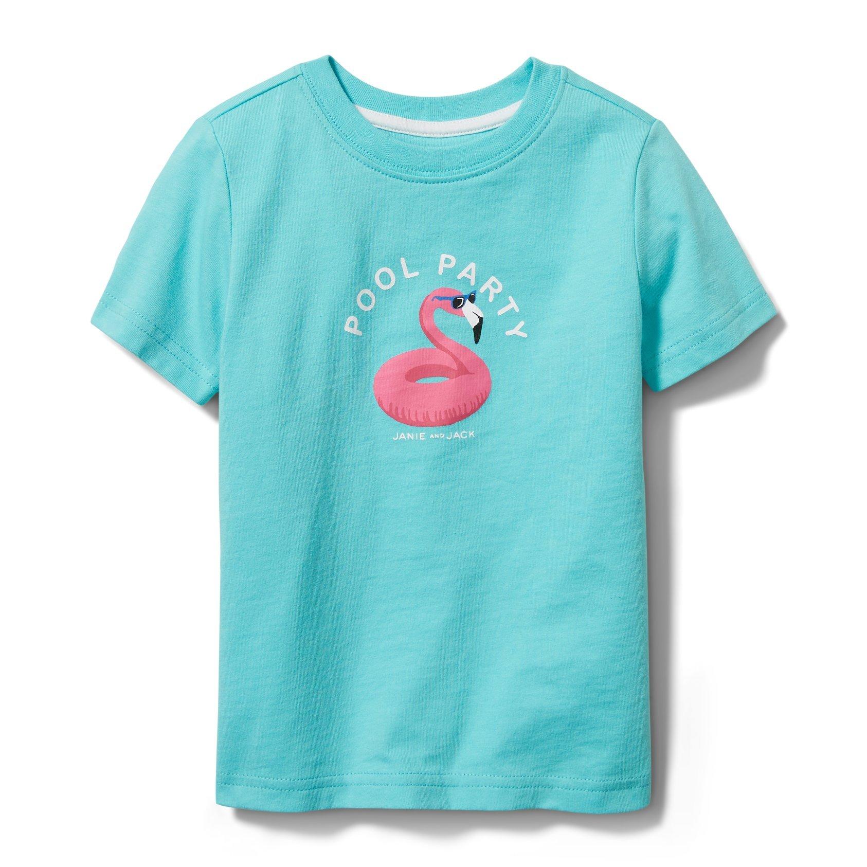 Flamingo Pool Party Tee image number 0
