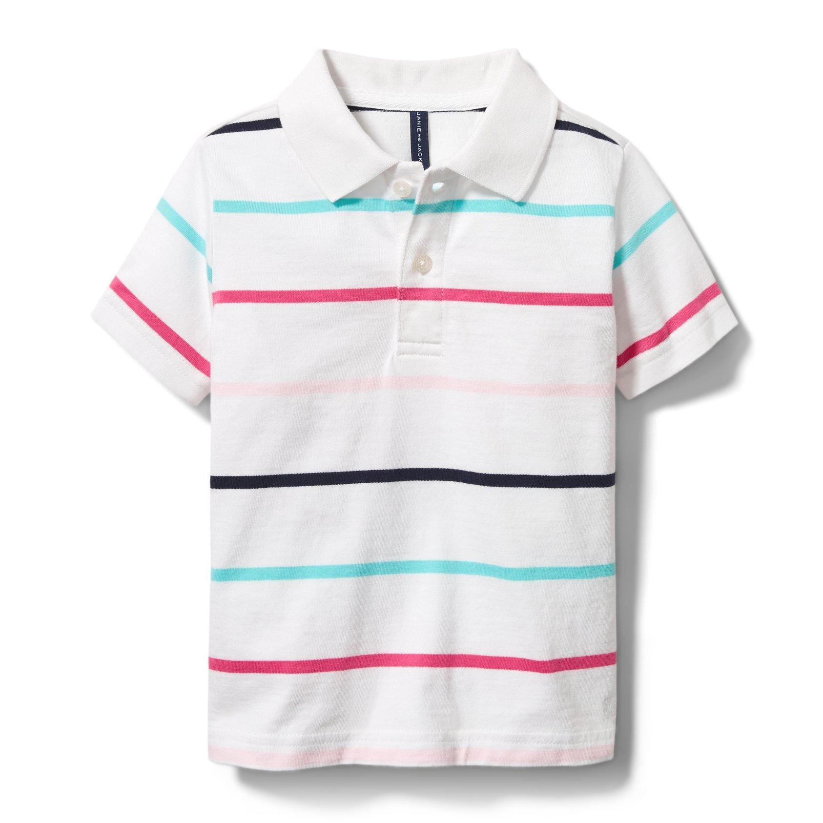 Striped Jersey Polo image number 0