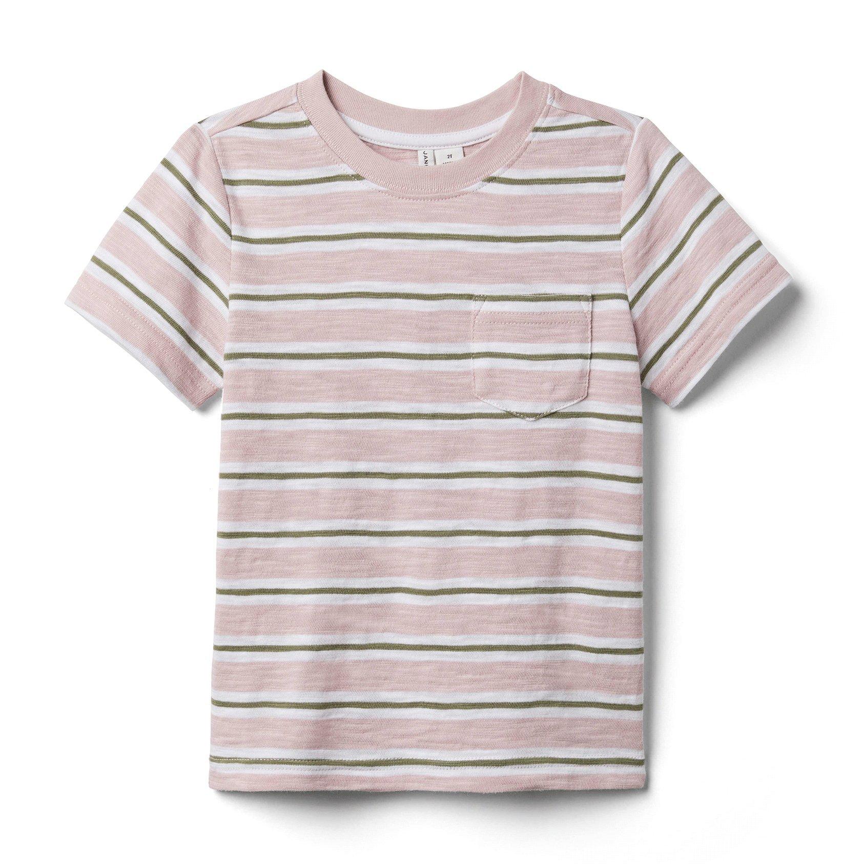 Striped Slub Pocket Tee