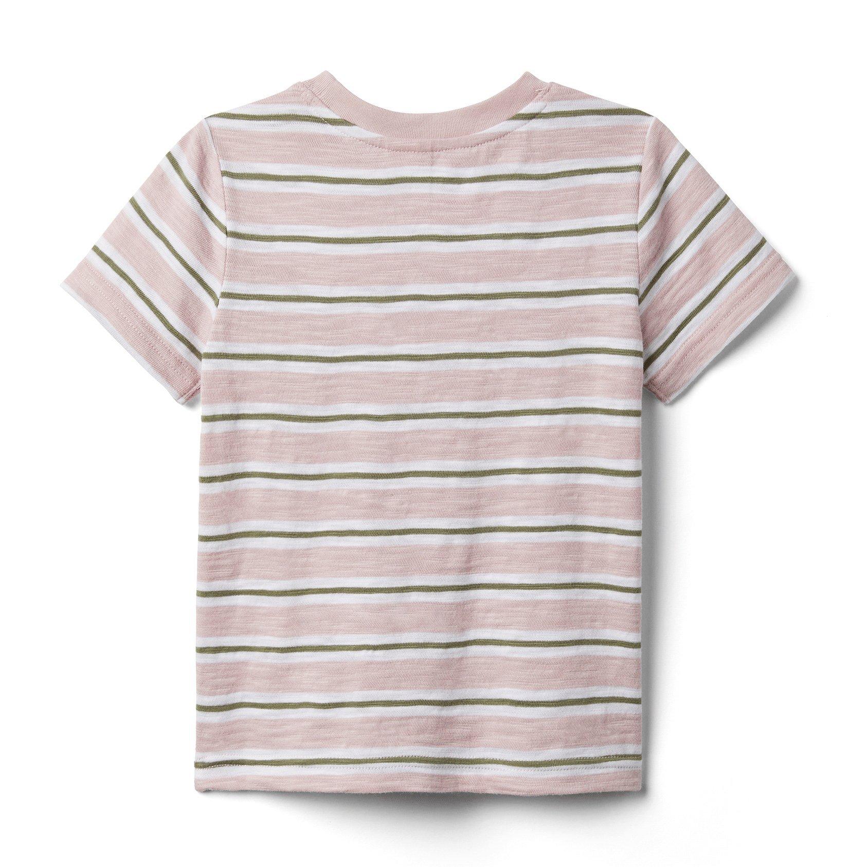 Striped Slub Pocket Tee image number 1