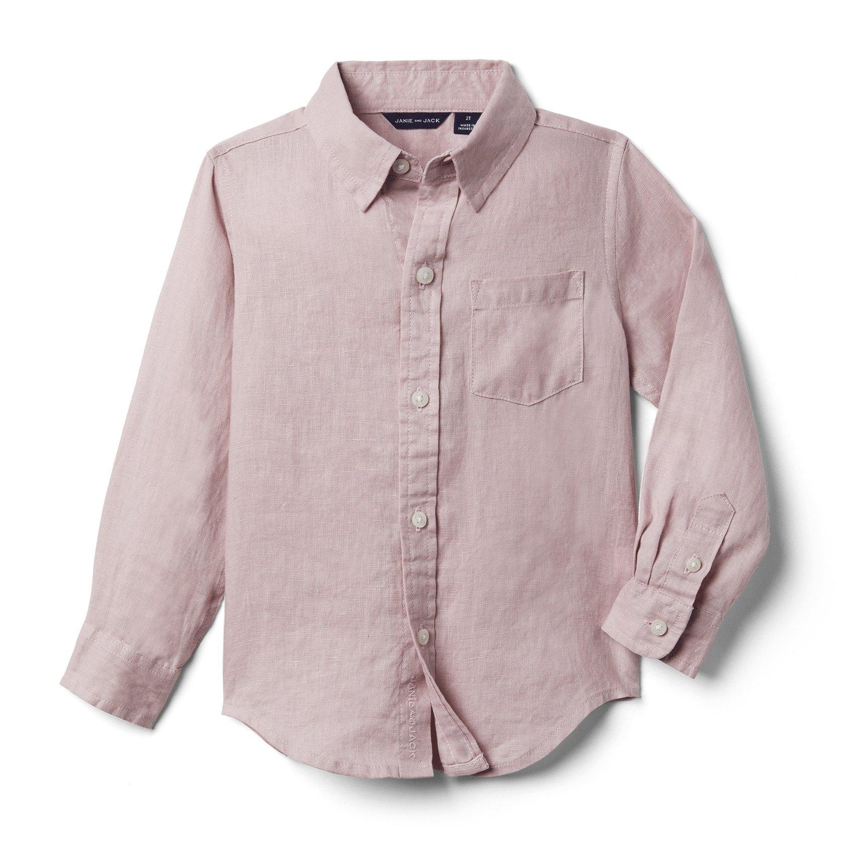 Linen Roll-Cuff Shirt image number 1