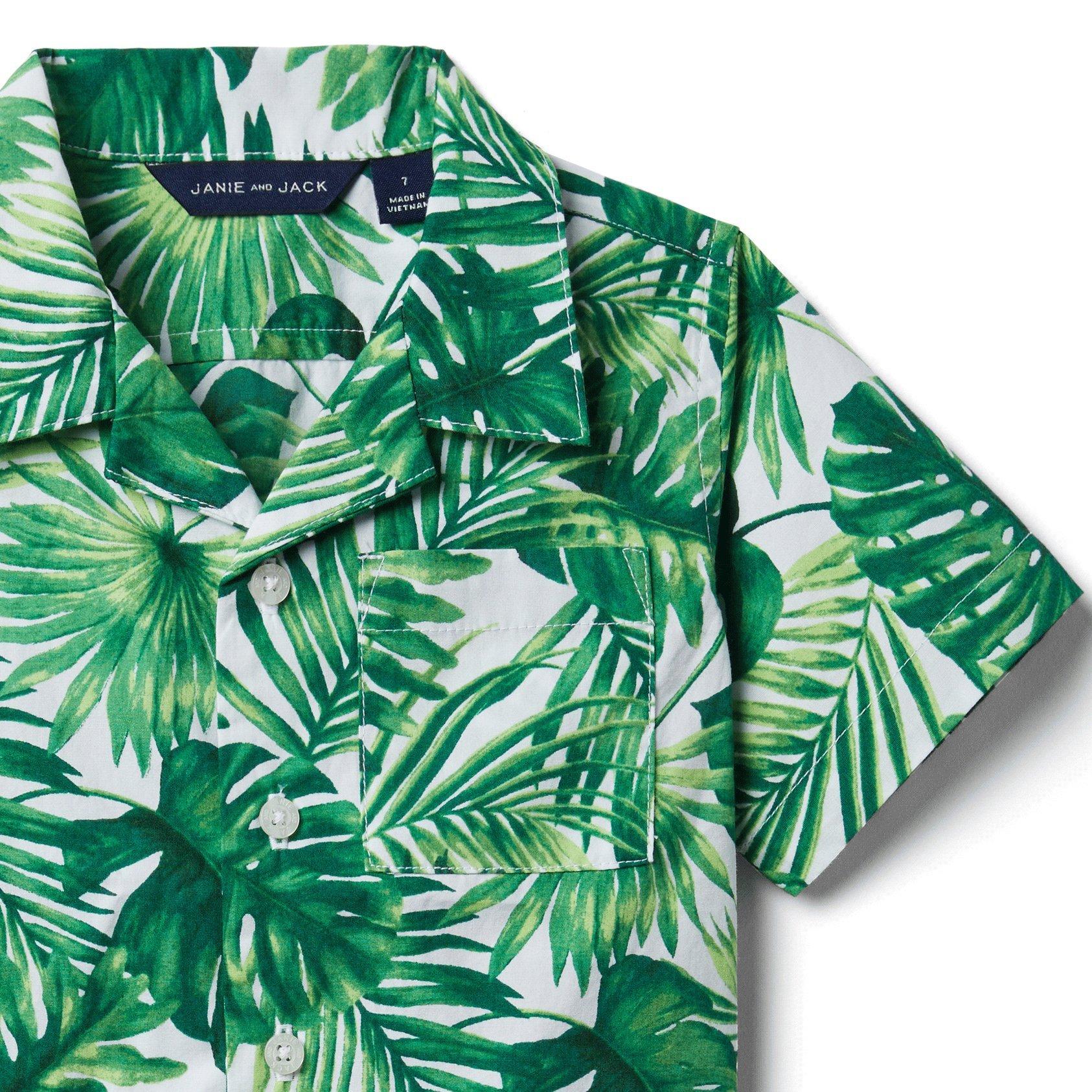 Palm Poplin Shirt image number 1