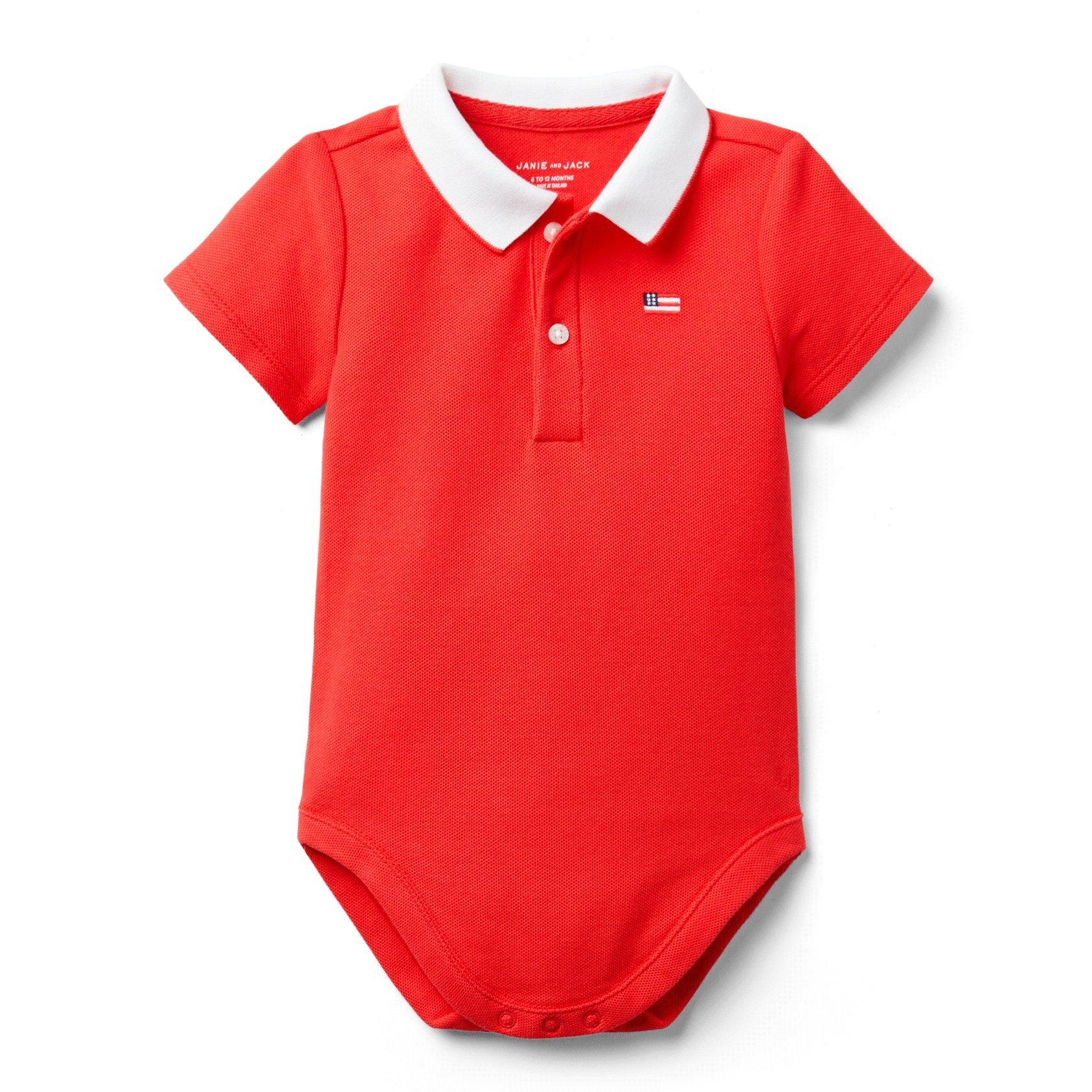 Baby Polo Bodysuit image number 0