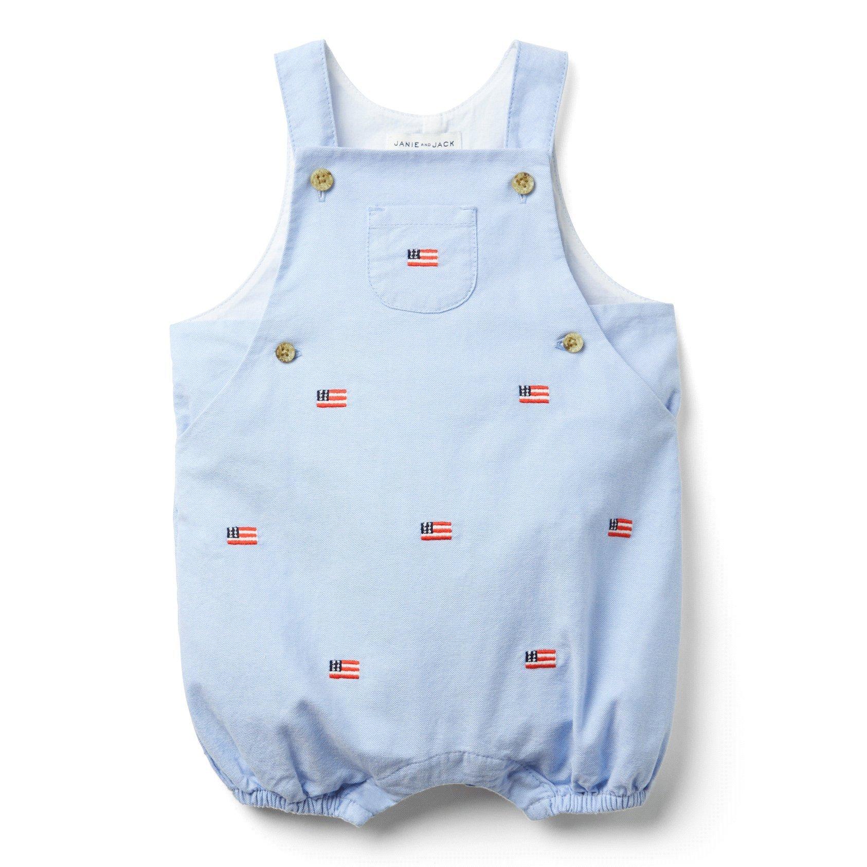 Baby Embroidered Shortall image number 0