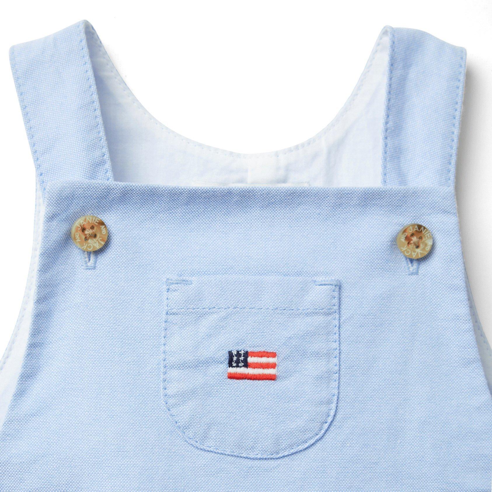 Baby Embroidered Shortall image number 1