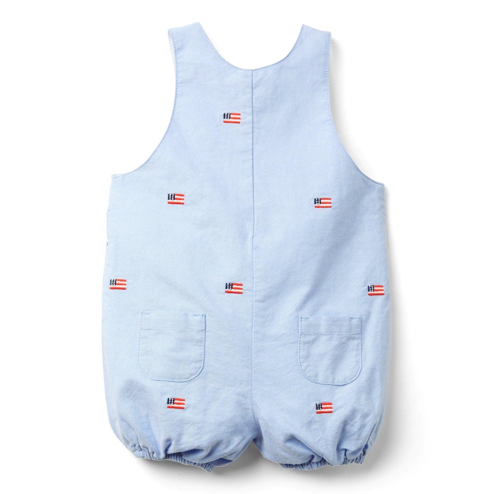 Baby Embroidered Shortall image number 2