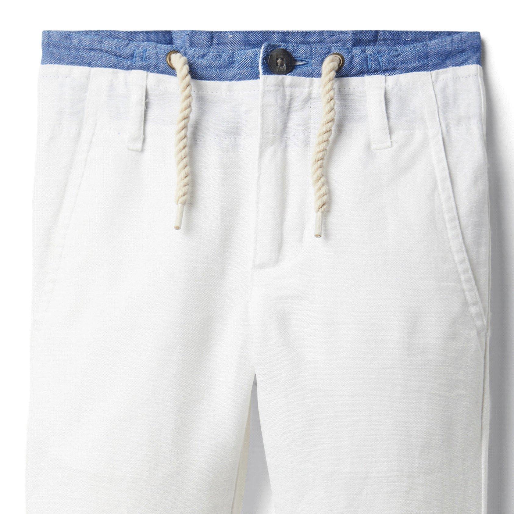 Linen Double Waistband Pant  image number 2