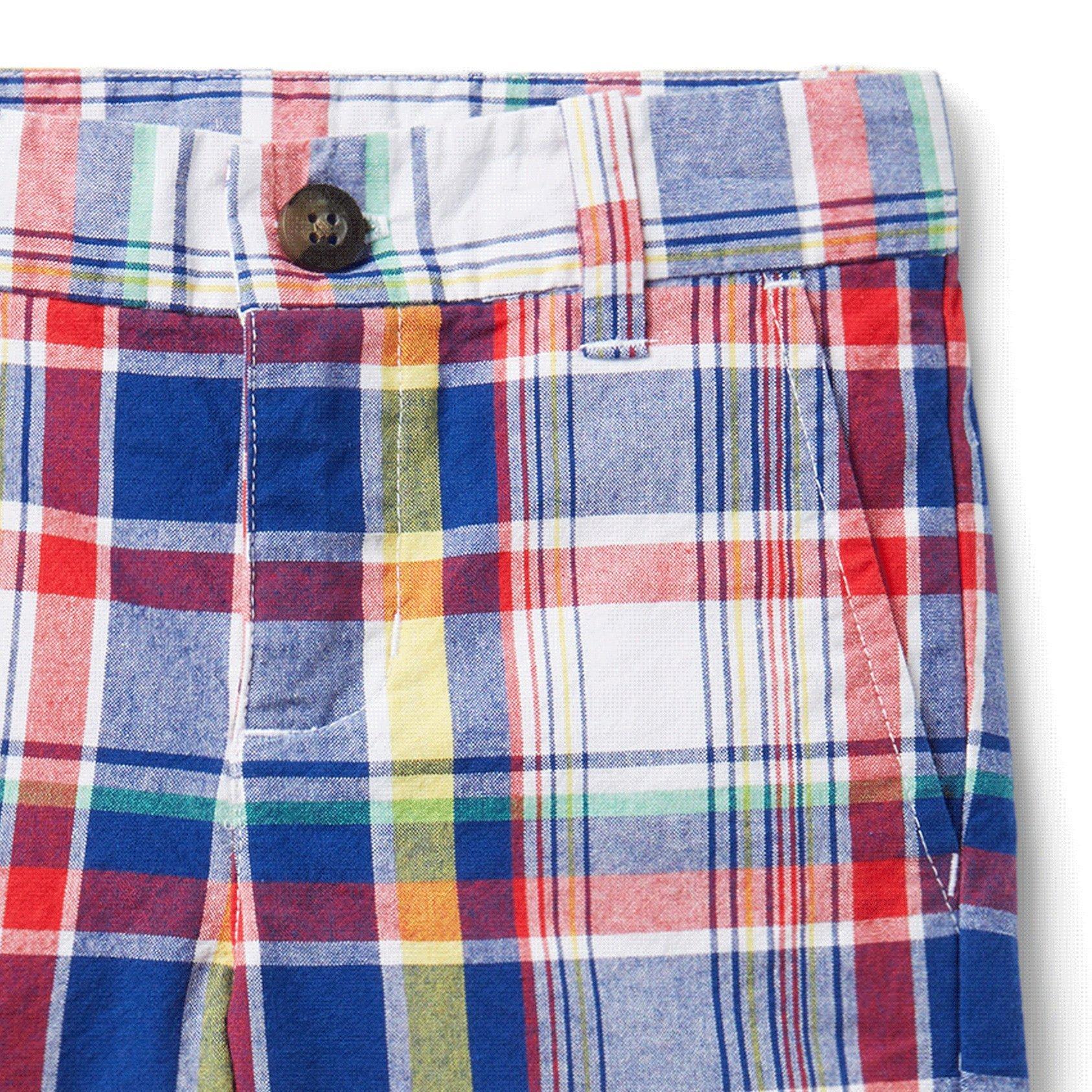 Plaid Poplin Shorter Short image number 1