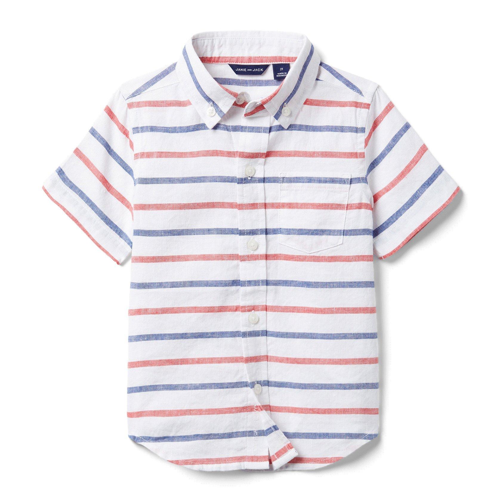 Striped Linen Shirt 