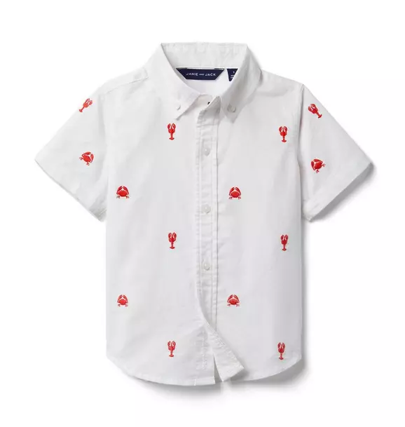 Embroidered Oxford Shirt