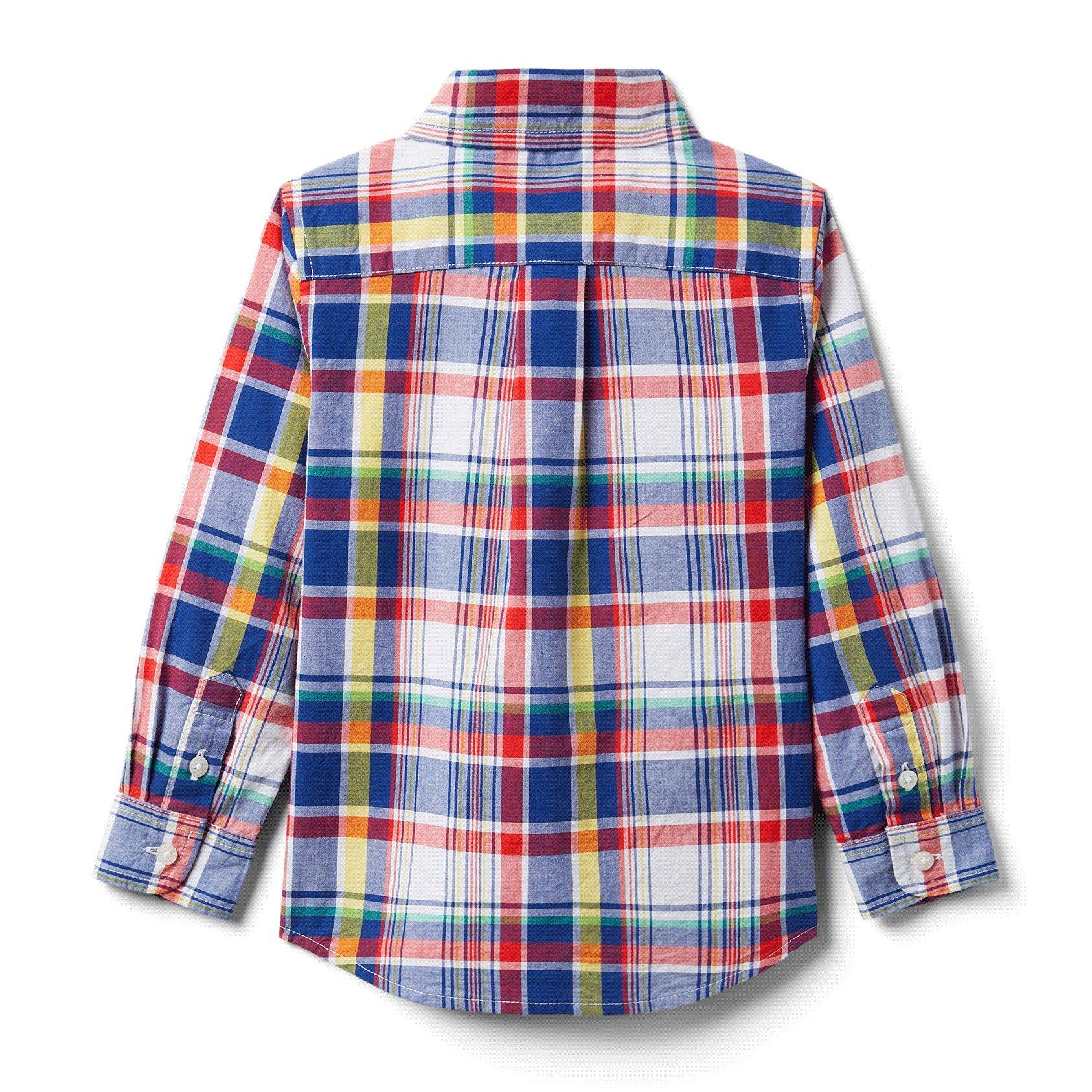 Madras Plaid Roll-Cuff Shirt  image number 4