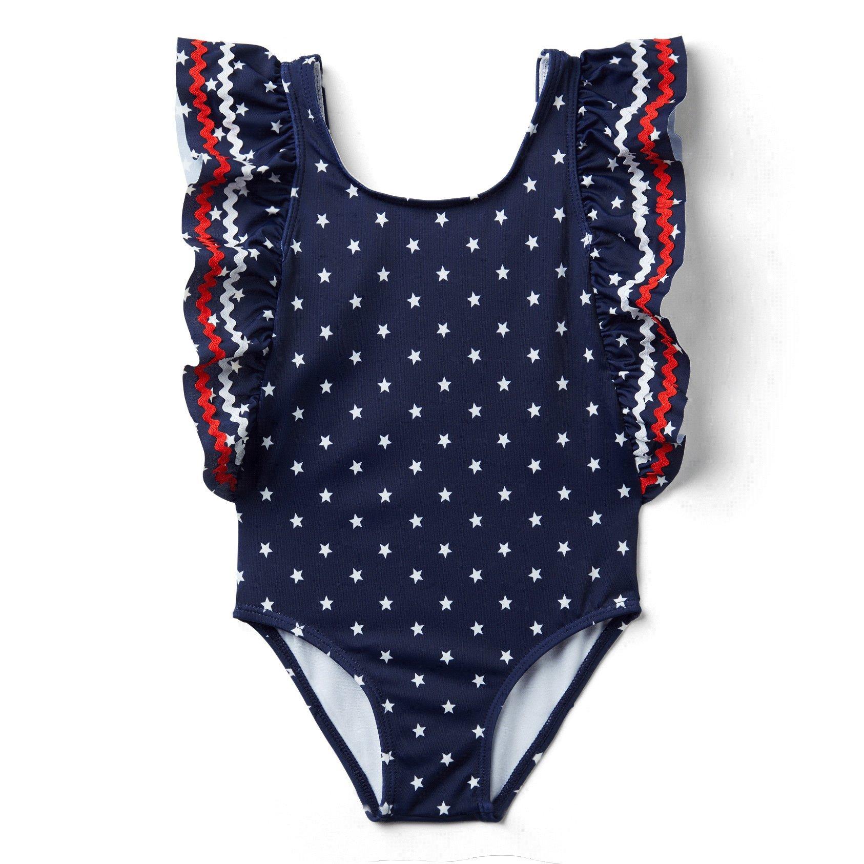Star Print Swimsuit  image number 0