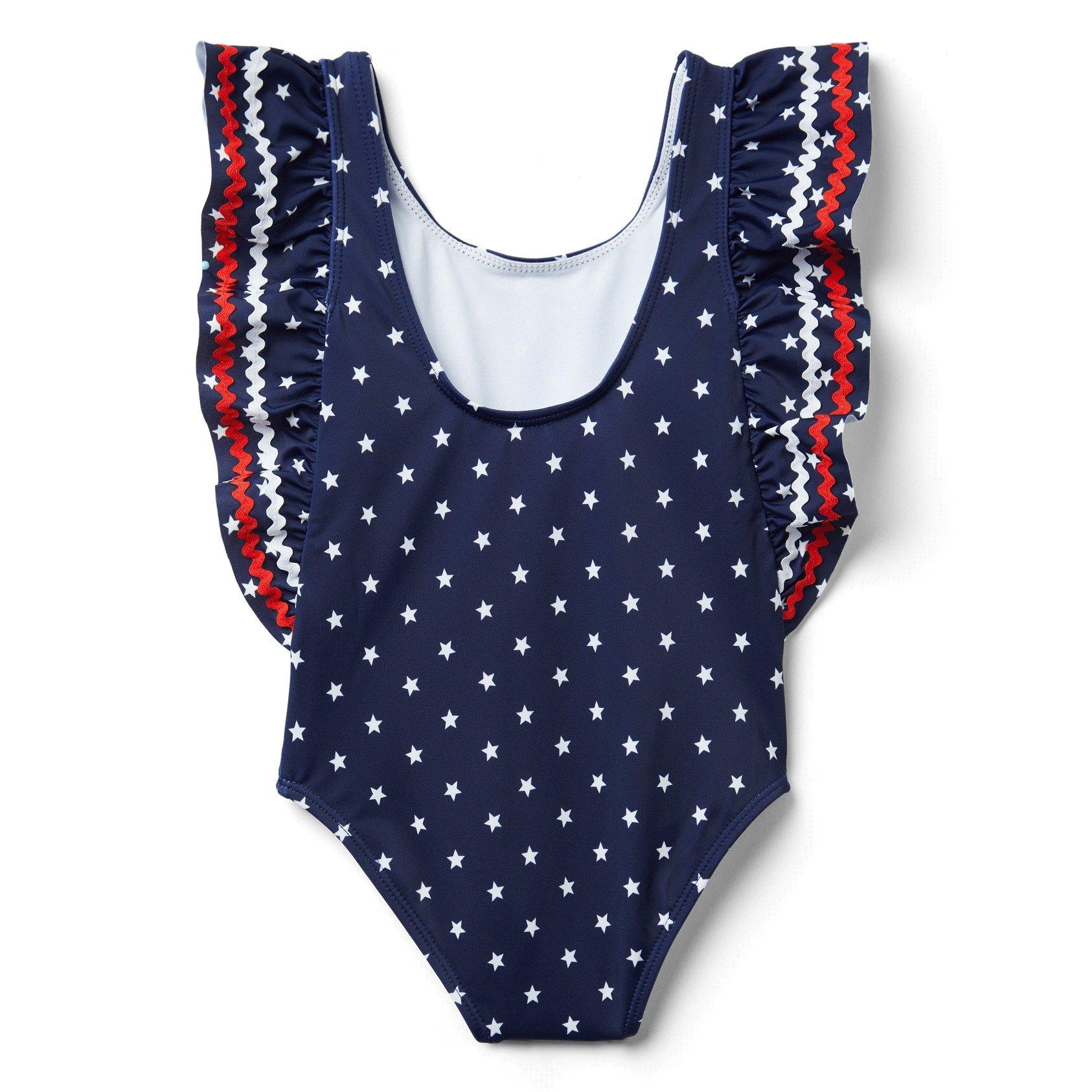 Star Print Swimsuit  image number 2