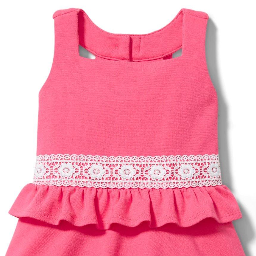 Crochet Trim Ponte Dress image number 1