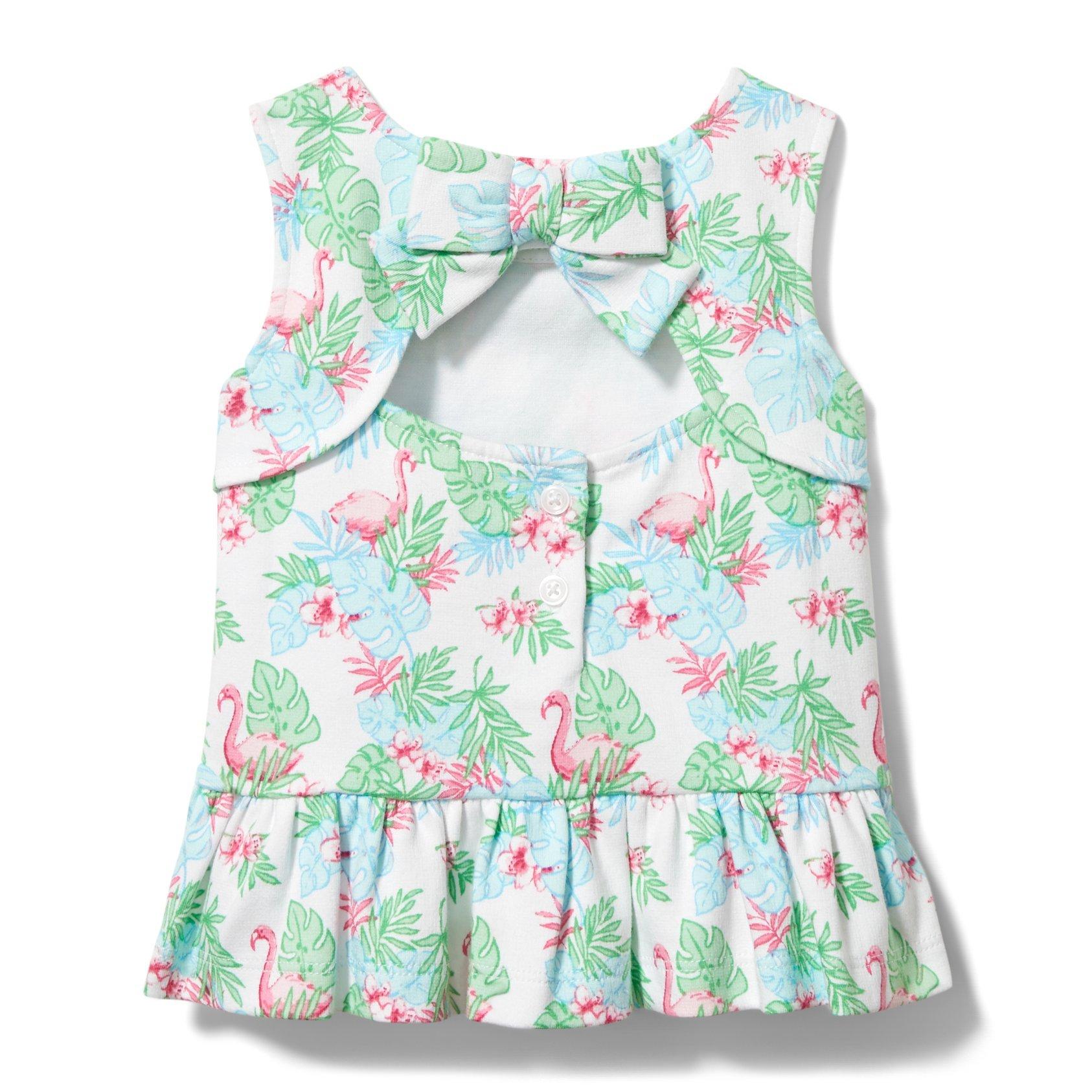 Flamingo Peplum Top image number 2