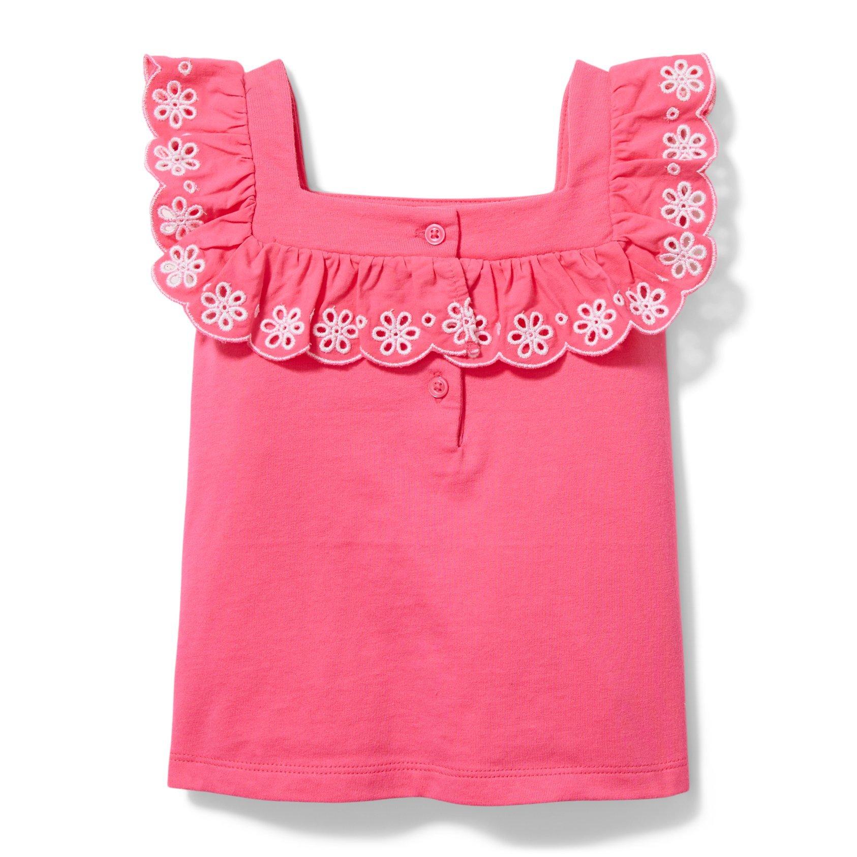 Eyelet Trim Top image number 2