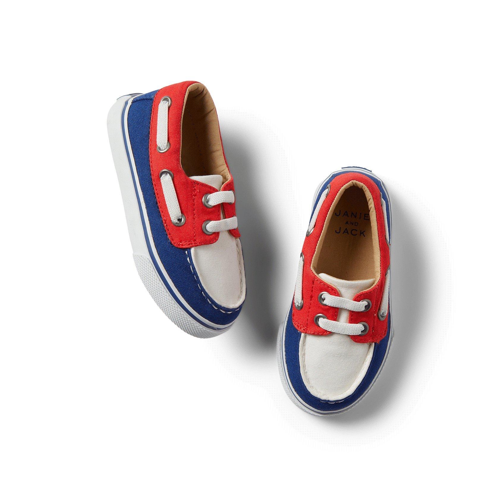 Colorblocked Boat Shoe