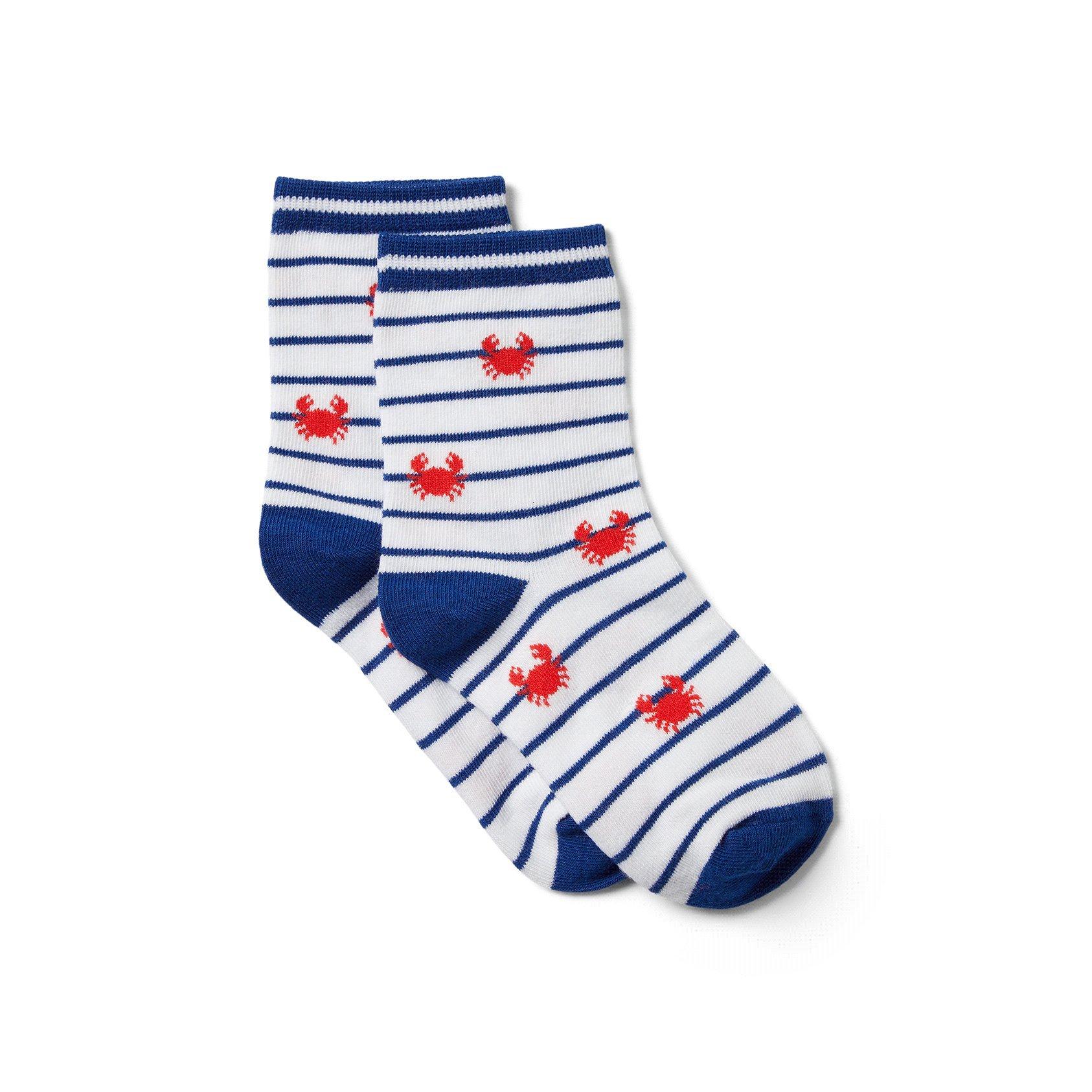 Crab Striped Sock image number 0