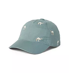 Embroidered Camel Cap